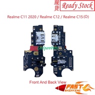 Compatible OPPO Realme C11 2020 / C12 / C15 Charging Board USB Port Plug In Pin Mic Ribbon For Repla