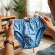3Pcs Men's Cd Gestex Men's Underwear Comfortable MaterialOriginal Size ML Xl 3L 4L 5L Sku - 432 DEFI
