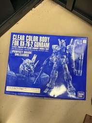 Bandai PG Unleashed RX-78-2 高達模型 clear color body