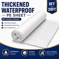 Waterproof PE Sheet 9FT x 20FT | Plastic Cover Sheet | Multi Purpose Protection