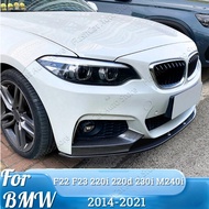 Front Bumper Splitter Diffuser For BMW 2 Series F22 F23 M235i M240i 218i 218d 220i 220d 225i 228i 23