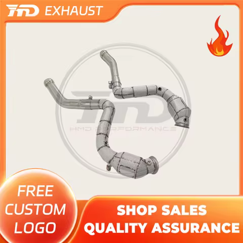 HMD Hot Sale Stainless steel Exhaust System High Flow Performance Downpipe for Mercedes-Benz AMG W20