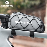 ROCKBROS Bike Front Top Tube Bag Reflective Mtb Road Bike Bag Durable Big Capacity Traveling Top Frame Bag Cycling Equipment