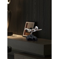 Rzone Little Trapeze Resin Electroplating Crafts Home Accessories Model Room Desktop Art Decoration 