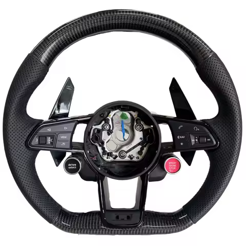 Hot Sale Enhanced Carbon Fiber Leather Steering Wheel for AUDI A3 A4 A5 A6 RS3 RS4 RS5 RS6 S8 Q3 Q5 
