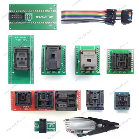 SVOD Project SVOD 4 SPI Programmer with EFI Ribbon Cable QFN8 SIO8 Socket Probe Adapter IN STOCK