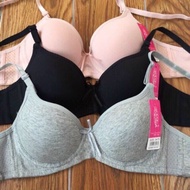 613 Cotton Bra with silicone frame for breast lift, sweat absorption, thin padding, super light