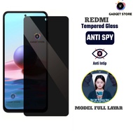 LAYAR Tempered Glass anti Spy Redmi note 11 11 4g 11 5g 11 pro 11s Redmi note 12 12 pro 12 pro 5g tg screen protector screen protector anti kepo