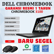 DELL Chromebook 3100 Touch &amp; Non Touch 4/160GB Intel Celeron N4020 Garansi Resmi