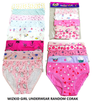5 Helai Pack Kids GIRL Cartoon Underwear Boxer COTTON 5 IN 1 (READY STOCK) Kids underwear Kids boxer