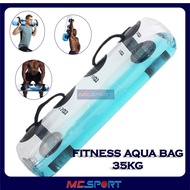 MCSPORT 35KG Water Aqua Bag Weight Training Bag for Fitness Workout Muscle Building Exercise Weight 
