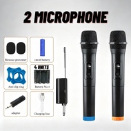 UHF Wireless Microphone Wireless Karaoke Microphone Dynamic Mikrofon Tanpa Wayar Wireless Mic Profes