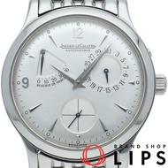 二手積家 Master Reserve de Marche 37mm 超薄腕錶，動力儲存 Q1488104/140.8.38.S，附帶保修，不銹鋼男士腕錶，銀色，拋光，狀況極佳。