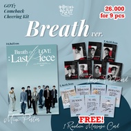 Got7 BREATH OF LOVE LAST PIECE COMEBACK CHEERING KIT FANKIT AHGASE MERCHANDISE KPOP