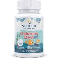 Nordic Naturals Omega 3 Children's DHA Xtra, 636mg Kids Omega 3  Oil for Kids, with EPA and DHA, 90 