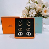 TW4517 Hermes 愛馬仕 一物四用途 豬鼻吊飾耳環O'maillon Earrings Nata x GHW