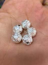 Charm bi kim tiền 8li bạc s925 vĩn viễn vảo hành bạc