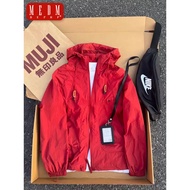 elgini windbreaker windbreaker jacket MEDM BEPRP Suzaku Red Ice Silk Sunscreen Jacket Boys Girls Out