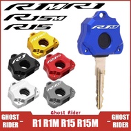 For YAMAHA YZF R1 R1M R15 R15M Modified CNC Aluminum Motorcycle Key Cover Anti-fall Protection Key S