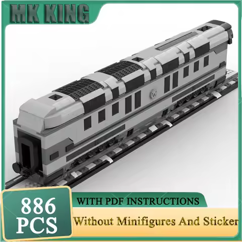 Railway Train Moc Building Blocks Snowpiercer First Class Coach Type B Model Technology Bricks DIY A