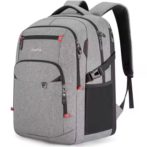 48L Expandable Laptop Backpack, Anti-thief Travel Backpack, Airline Approved Business Waterproof Car