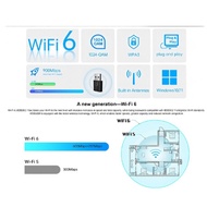 Totolink X900USM Wi-Fi 6 Dual Band USB Adapter: Wi-Fi 6 I 900Mbps I Compact Design I Built-in Antenn