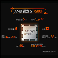 AMD Ryzen CPU โปรเซสเซอร์ชนิดบรรจุกล่อง 7800X3D 7500F 7600 7900X 7950X 8700G ฮาร์ดแวร์คอมพิวเตอร์เดส