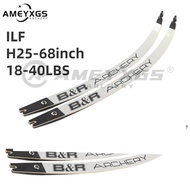 F165 Recurve Bow ILF Universal Sleeve Limbs 20-40lbs H25-68inch