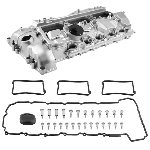 11127570292 Aluminum Valve Cover w/ Gasket for BMW 135i 335i 640i 740i X3 X5 N55 for N55B30 335i 535