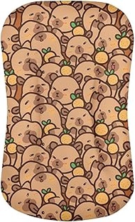 ZDCUSTOM Baby Bassinet Sheets Capybara Puzzle Pattern Compatible with 31.5"x21.3" Baby Delight, Drea