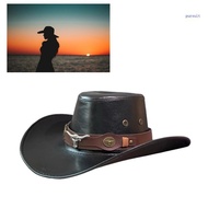 【SUIT*】 Western Cowboy Hat Breathable Cowboy Hat Unisex Photo Props Versatile Headgear