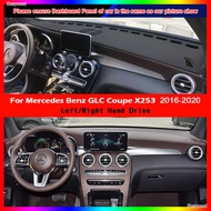 For Mercedes Benz GLC Class Coupe X253 C253 Anti-Slip Mat Dashboard Sunshade Dashmat Carpet Accessor