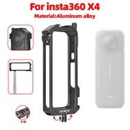 Metal Aluminum Protective Rabbit Cage For insta360 X4 Panoramic Camera Housing Utility Frame with Ex