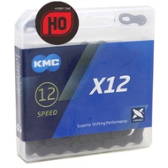 KMC X12 Chain - BLACK BLACK - 12 Speed Chain