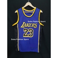 Embroidery Los Angeles Lakers #23 Lebron James Jersey Basketball Jersey