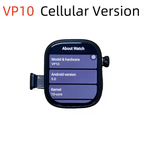 VP10 Smart Watch 4G Android 9.0 2.2 inch Amoled Smartwatch With Sim Card 180° Rotating Camera GPS WI