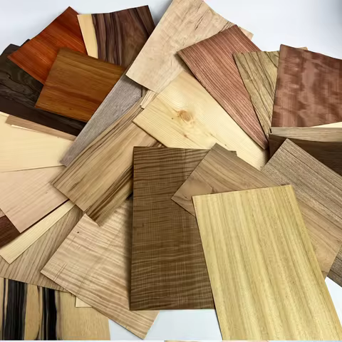 4pcs/LOT 0.5mm L:300MM W:18-20CM Natural Wood Veneer Sheets Guitar Car Decorative Veneer Furniture R