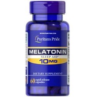 【加瀨免運下單備注電話】美國原裝進口Puritan‘s Pride普麗普萊褪黑素10mg60粒助眠睡眠