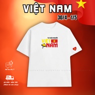T-shirts printed on demand with Proud of Vietnamese people, used as family shirts, group shirts, cla