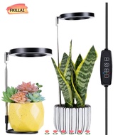 FKILLAONE LED Plant Grow Light, Full Spectrum Timer Full Spectrum Lamp,  Dimmable Height/Angle Adjus
