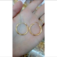 Gypsy earrings jewelry titanium gold lineADA random plated gold anti-rust ANGGI ACCESSORIES03