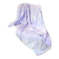 Luminous Warm Flannel Blanket Luminous Stars and Moon Printed Sheets Sofa Sheets Bed Cover Childrens