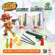 Oct 8301 8302 children's toy shooting gun hunter shooter game shooter OPP bag