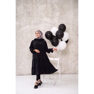 Prd | Andorra MIDI DRESS BLACK