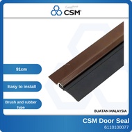 Brush Rubber Door Seal 91cm Bottom Seal