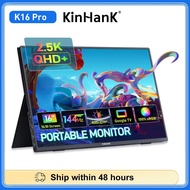 K16 Pro 16" Gaming Monitor Smart Portable Monitor With Google Tv 2.5k Hd 144hz For Pc Laptop Phone X