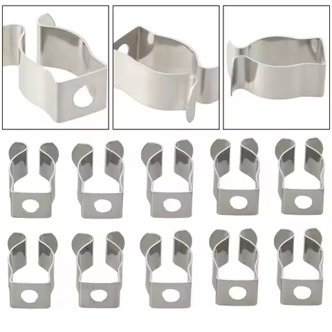 10pcs Spring Terry Clips For Garages Sheds Hardware Cabinets Shacks Store Tools Accessories 6mm-35mm