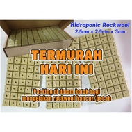 Hidroponik Rockwool @100/72 cubes/Slab. High Density 80kg/m3