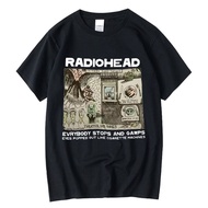 Radiohead T Shirt Rock Band Vintage Hop I Will See You In The Next Life 100 Cotton Tshirt Mens 4XL,5