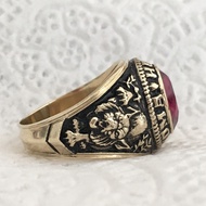 Nhẫn Nam Nhẫn Mỹ Cổ Xưa Phong Thủy Hội Vàng Năm 1960